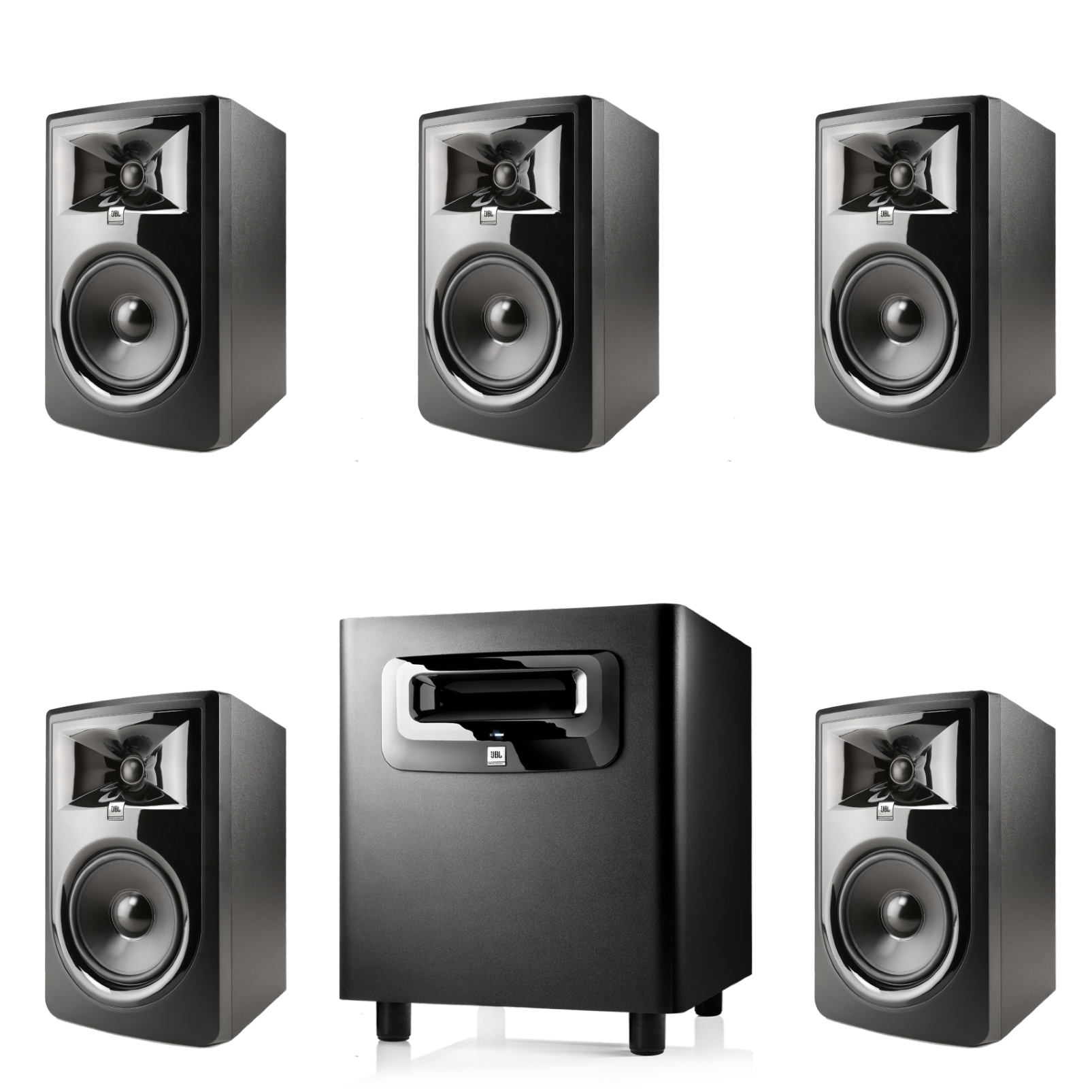 306P MkII 6 inch Powered 5.1 Monitor System with Subwoofer